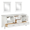 72 inch white free standing Bathroom Vanity
