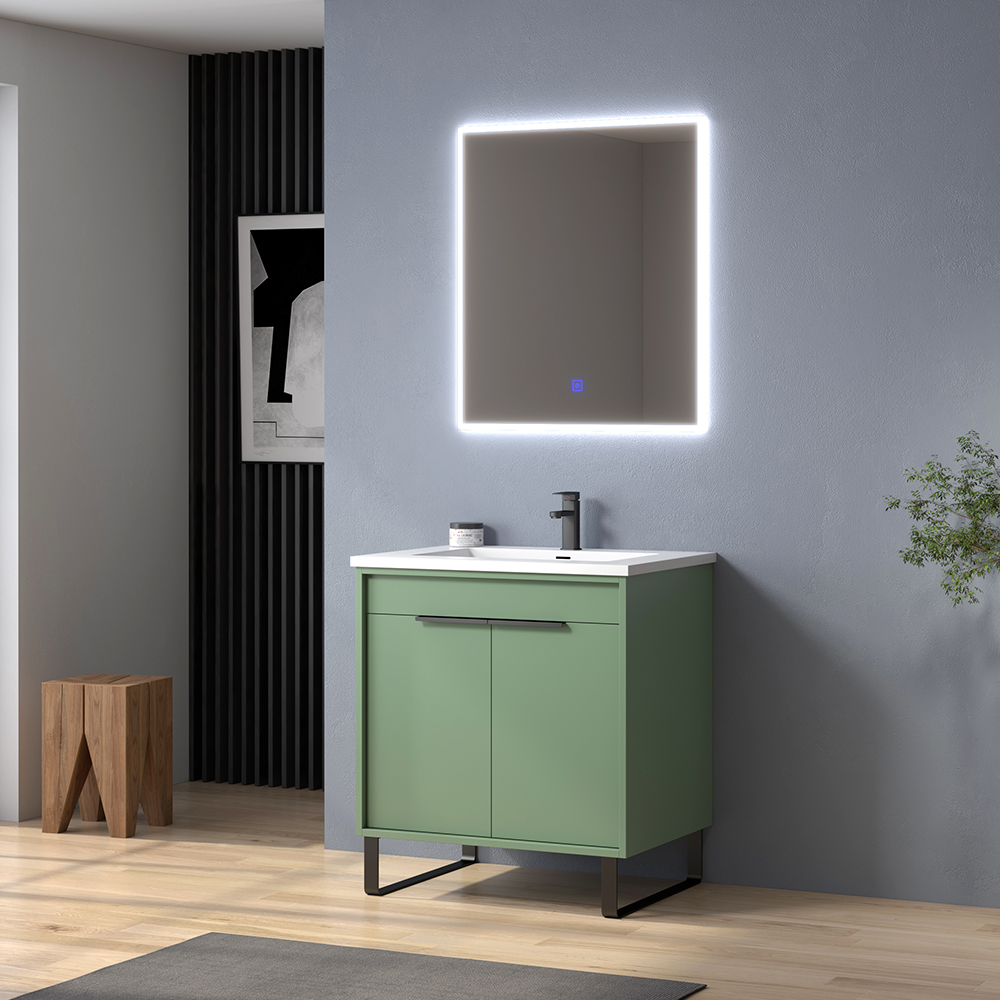 30 inch green floor mounted Bathroom Vanity