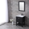 24 inch espresso corner Bathroom Vanity