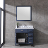 36 inch blue countertop Bathroom Vanity