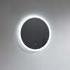 Square defogging wall mounted LED mirror for bathroom