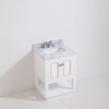 24 inch white floor mounted Bathroom Vanity