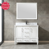 42inch white corner Bathroom Vanity