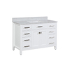 48 inch small white Bathroom Vanity