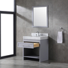 30 inch grey color free standing bathroom decor Bathroom Vanity