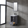 small grey free standing Bathroom Vanity