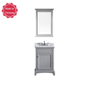 vintage gray free standing Bathroom Vanity