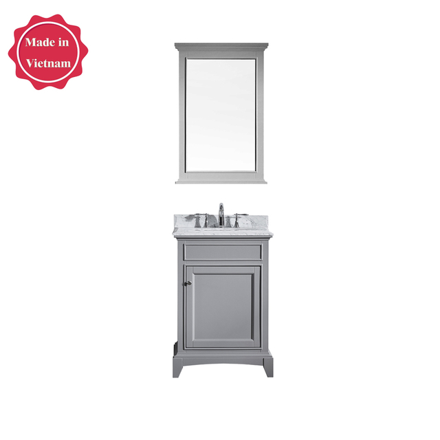 vintage gray free standing Bathroom Vanity