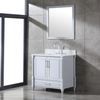 modern gray floor mounted Bathroom Vanity