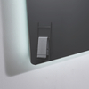 small personalised wall mounted bathroom LED mirror