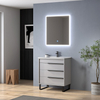 30 inch small grey Bathroom Vanity