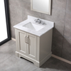 30 inch modern greige Bathroom Vanity with sink