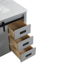36 inch grey antique corner Bathroom Vanity