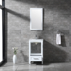 20 inch white small Bathroom Vanity for floor