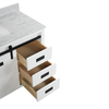 48 inch white vintage Bathroom Vanity for floor