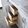 72 inch white modern floor mounted Bathroom Vanity