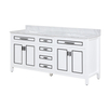 72 inch antique white Bathroom Vanity