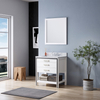 30 inch antique white Bathroom Vanity for corner