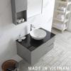 36 Inch Small Size Single Sink Solid Wood Cabinet Bathroom Vanity Grey Bathroom Cabinet 