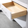 White Color Bathroom Vanity Free Standing Bathroom Decor 