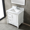30 inch white corner Bathroom Vanity