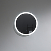 Square defogging wall mounted LED mirror for bathroom