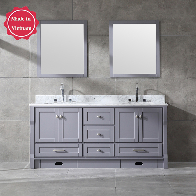 72 inch grey free standing Bathroom Vanity