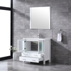 36 inch corner white Bathroom Vanity