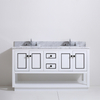 72 inch white floor mounted Bathroom Vanity