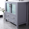 36 inch gray floor mounted Bathroom Vanity