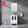 24 inch white free standing Bathroom Vanity