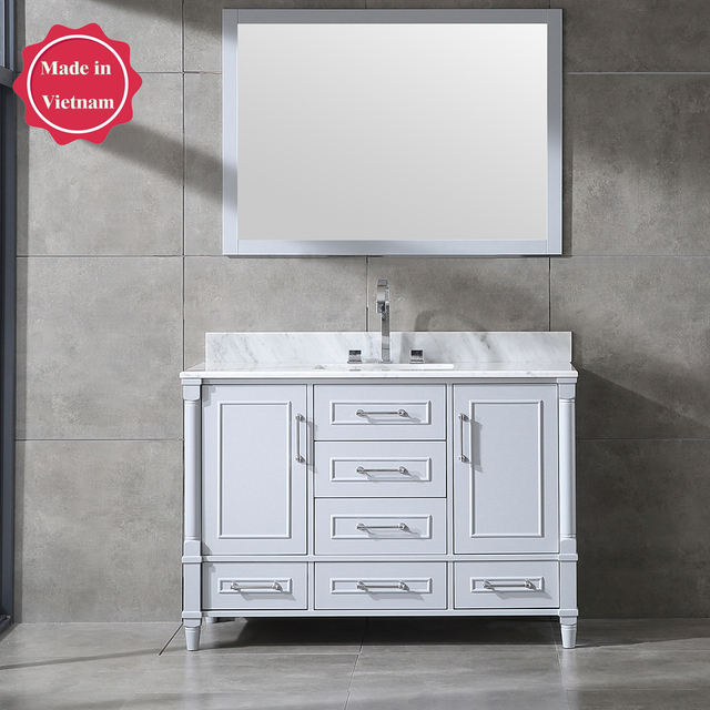 antique 48 inch grey Bathroom Vanity