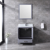 small 30 inch gray Bathroom Vanity
