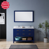 48 inch navy blue countertop Bathroom Vanity