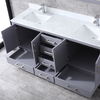 72 inch grey floor mounted Bathroom Vanity