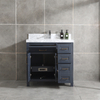 36 inch blue floor mounted Bathroom Vanity