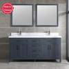 72 inch blue floor mounted Bathroom Vanity