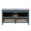 60 inch antique blue countertop Bathroom Vanity