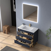 36inch navy blue free standing Bathroom Vanity
