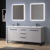 72 inch gray free standing Bathroom Vanity