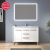 48inch white small Bathroom Vanity for floor