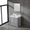 36 inch grey single sink free standing Bathroom Vanity