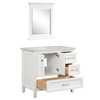 36 inch modern white free standing Bathroom Vanity