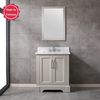 30 inch modern greige Bathroom Vanity with sink