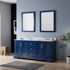 72 inch traditional navy blue Bathroom Vanity