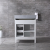 30 inch white modern corner Bathroom Vanity
