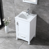 20 inch white small Bathroom Vanity for floor