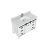 48 inch white vintage Bathroom Vanity for floor