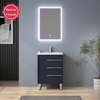 24 inch blue small floor mounted Bathroom Vanity