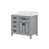 36 inch stone grey Bathroom Vanity for floor